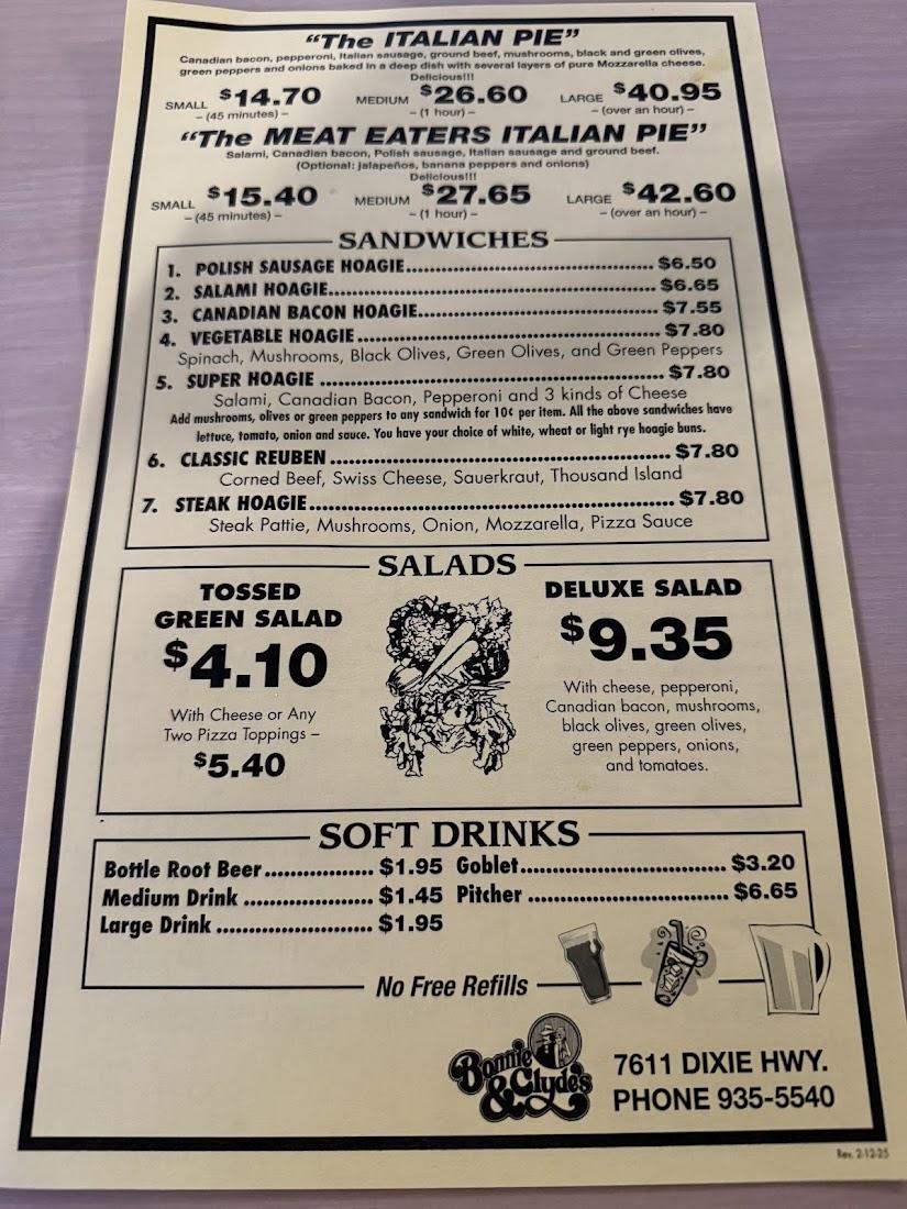 Bonnie & Clyde's Pizza Parlor